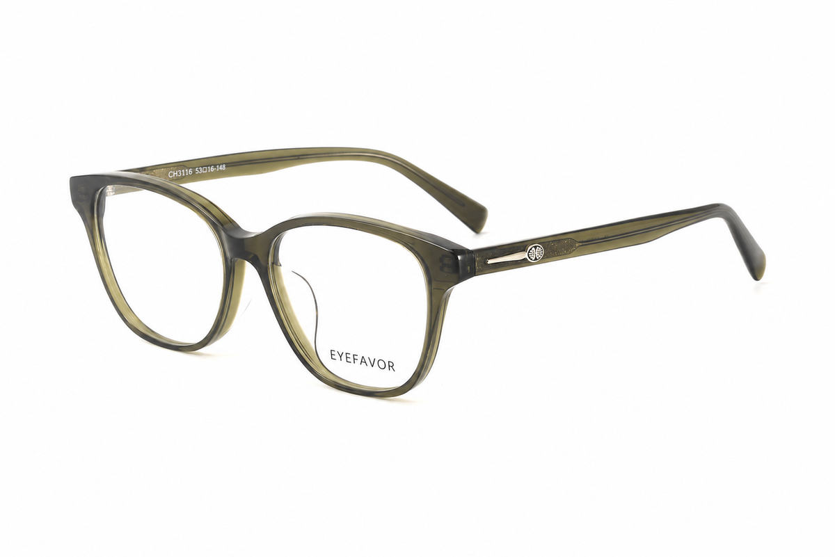 EYEFAVOR Acetate Soft Square Optical Glasses – Black, Olive, Burgundy & Tortoise