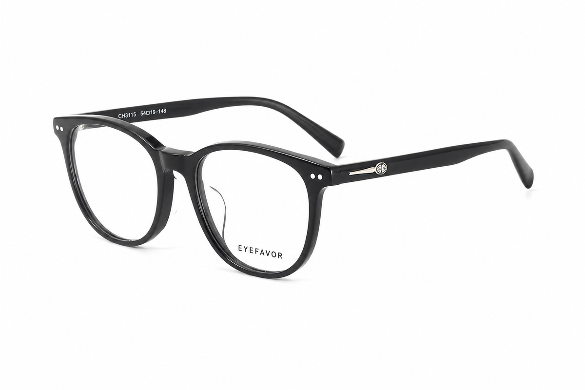 EYEFAVOR Acetate Soft Square Optical Glasses – Black, Wine, Brown & Tortoise
