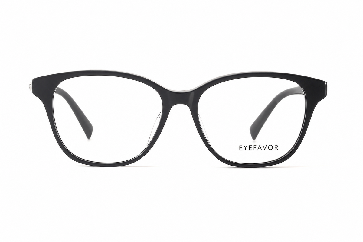EYEFAVOR Acetate Soft Square Optical Glasses – Black, Olive, Burgundy & Tortoise