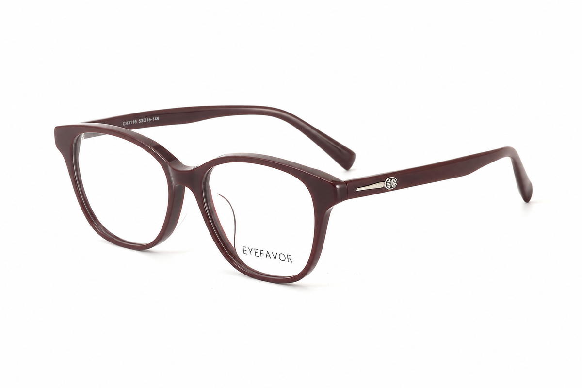 EYEFAVOR Acetate Soft Square Optical Glasses – Black, Olive, Burgundy & Tortoise