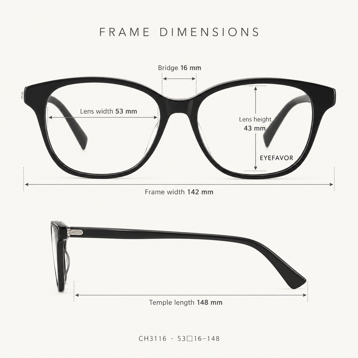 EYEFAVOR Acetate Soft Square Optical Glasses – Black, Olive, Burgundy & Tortoise